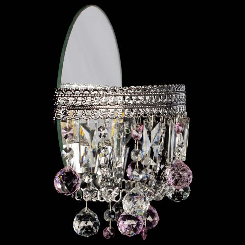 Бра Флоренция шар розовая в Симферополе Гусь Хрустальный