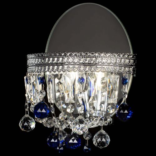 Бра Флоренция шар синяя в Симферополе Гусь Хрустальный