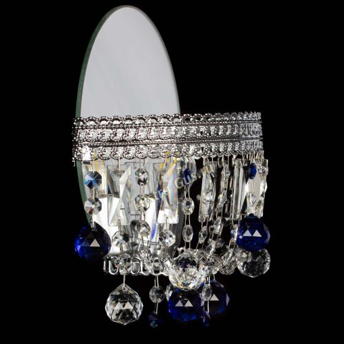 Бра Флоренция шар синяя в Симферополе Гусь Хрустальный