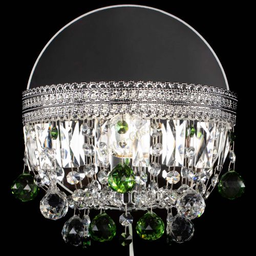 Бра Флоренция шар зеленая в Симферополе Гусь Хрустальный