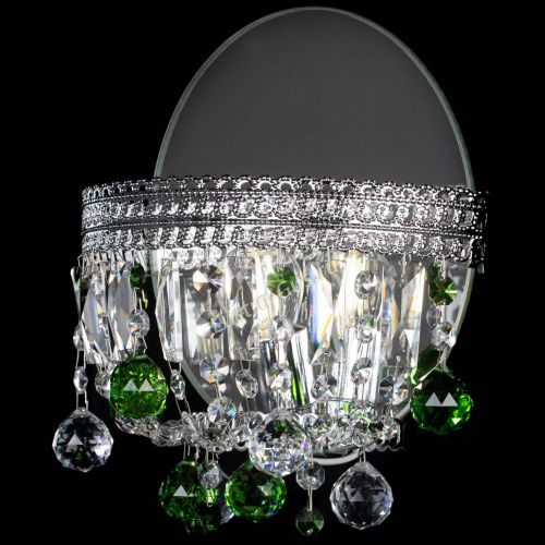 Бра Флоренция шар зеленая в Симферополе Гусь Хрустальный