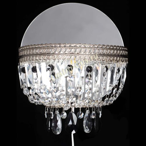 Бра Флоренция журавлик черная в Симферополе Гусь Хрустальный