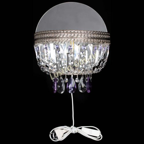 Бра Флоренция журавлик фиолетовая в Симферополе Гусь Хрустальный