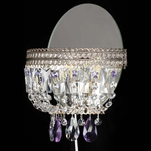 Бра Флоренция журавлик фиолетовая в Симферополе Гусь Хрустальный