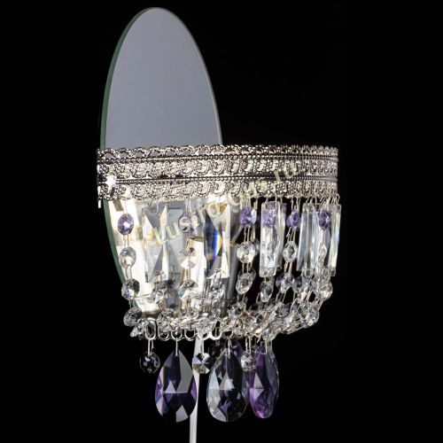 Бра Флоренция журавлик фиолетовая в Симферополе Гусь Хрустальный