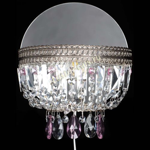 Бра Флоренция журавлик розовая в Симферополе Гусь Хрустальный