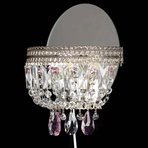 Бра Флоренция журавлик розовая в Симферополе Гусь Хрустальный