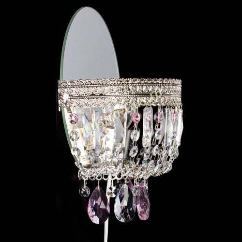 Бра Флоренция журавлик розовая в Симферополе Гусь Хрустальный