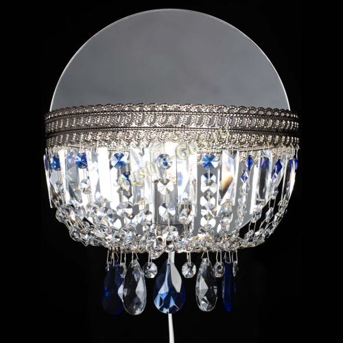 Бра Флоренция журавлик синяя в Симферополе Гусь Хрустальный