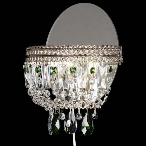 Бра Флоренция журавлик зеленая в Симферополе Гусь Хрустальный