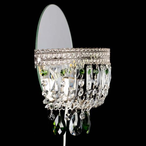 Бра Флоренция журавлик зеленая в Симферополе Гусь Хрустальный