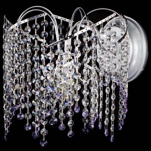 Бра Иволга №2 фиолетовая в Симферополе Гусь Хрустальный