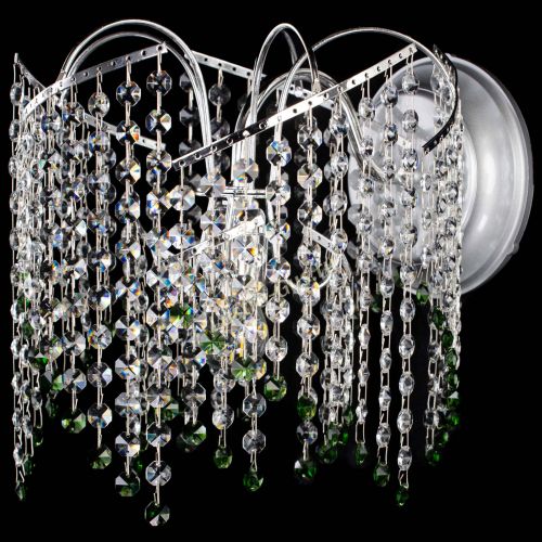 Бра Иволга №2 зеленая в Симферополе Гусь Хрустальный