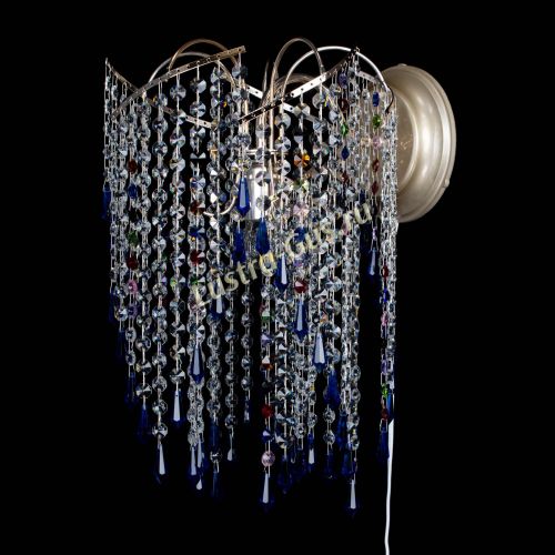 Бра Иволга №3 синяя в Симферополе Гусь Хрустальный