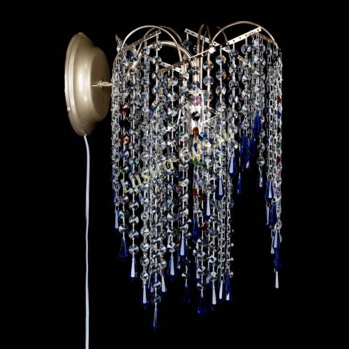 Бра Иволга №3 синяя в Симферополе Гусь Хрустальный