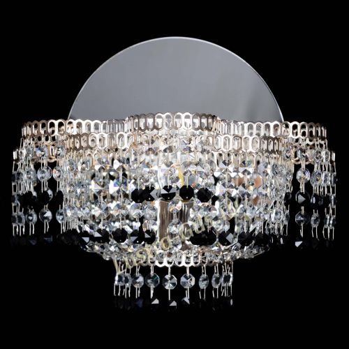 Бра Камелия обтикон Черная в Симферополе Гусь Хрустальный