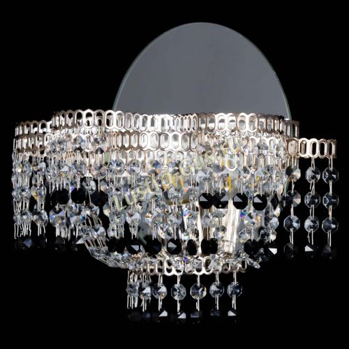 Бра Камелия обтикон Черная в Симферополе Гусь Хрустальный