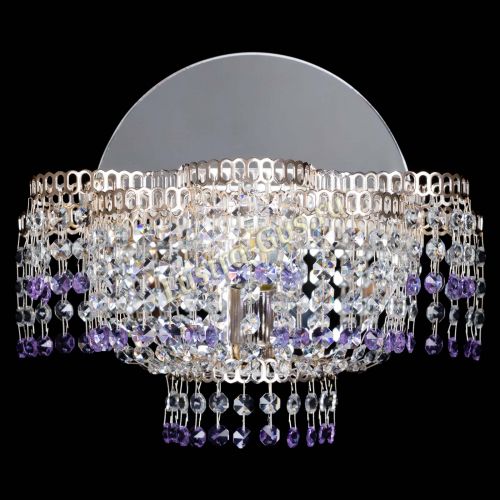 Бра Камелия обтикон Фиолетовая в Симферополе Гусь Хрустальный