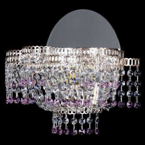 Бра Камелия обтикон Розовая в Симферополе Гусь Хрустальный