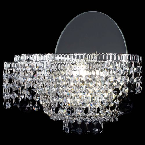 Бра Камелия шар черная в Симферополе Гусь Хрустальный