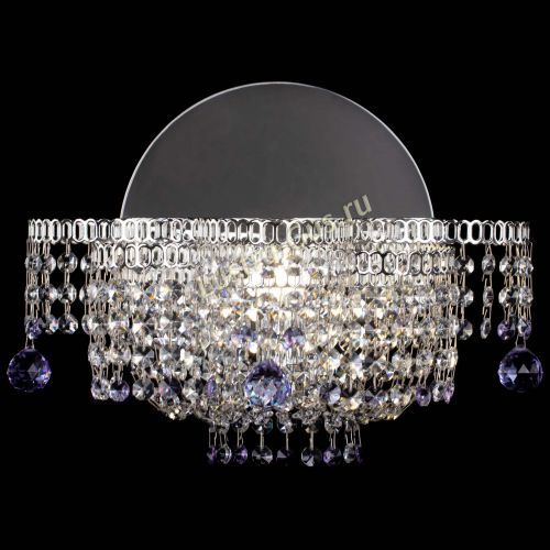 Бра Камелия шар фиолетовая в Симферополе Гусь Хрустальный