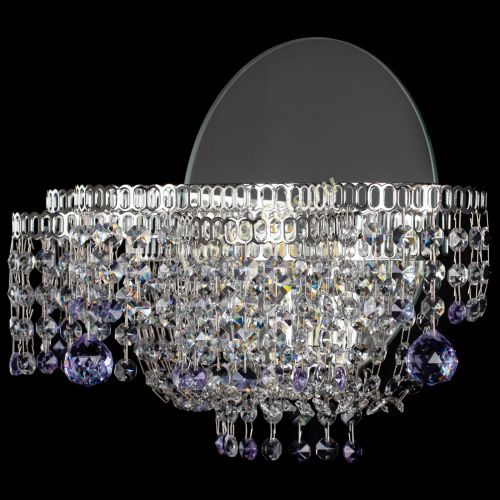 Бра Камелия шар фиолетовая в Симферополе Гусь Хрустальный