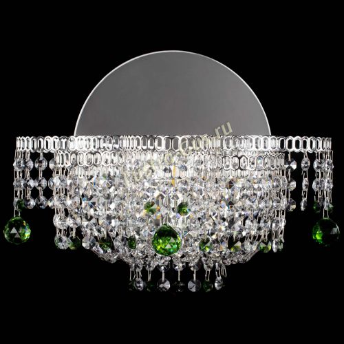 Бра Камелия шар зеленая в Симферополе Гусь Хрустальный