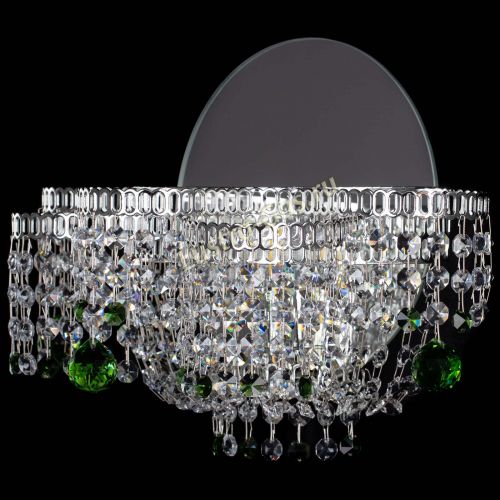 Бра Камелия шар зеленая в Симферополе Гусь Хрустальный