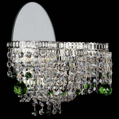 Бра Камелия шар зеленая в Симферополе Гусь Хрустальный