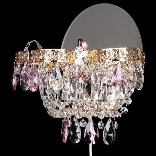 Бра Камея Флора розовая в Симферополе Гусь Хрустальный