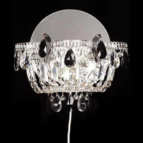 Бра Камея черная в Симферополе Гусь Хрустальный