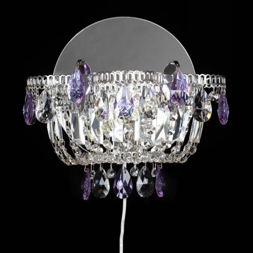 Бра Камея фиолетовая в Симферополе Гусь Хрустальный