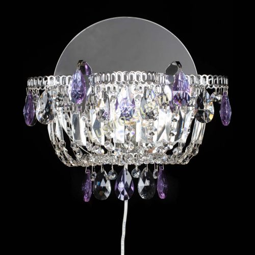 Бра Камея фиолетовая в Симферополе Гусь Хрустальный