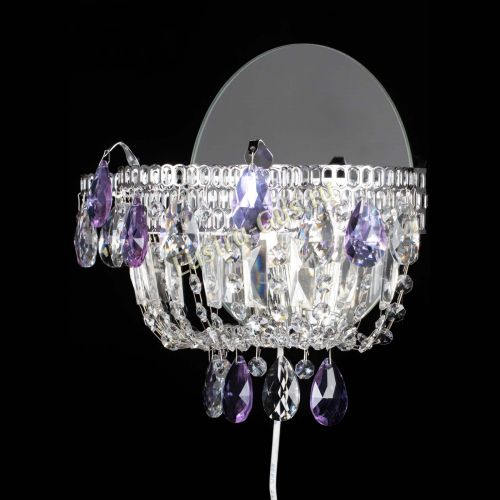 Бра Камея фиолетовая в Симферополе Гусь Хрустальный