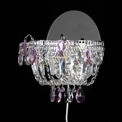 Бра Камея розовая в Симферополе Гусь Хрустальный