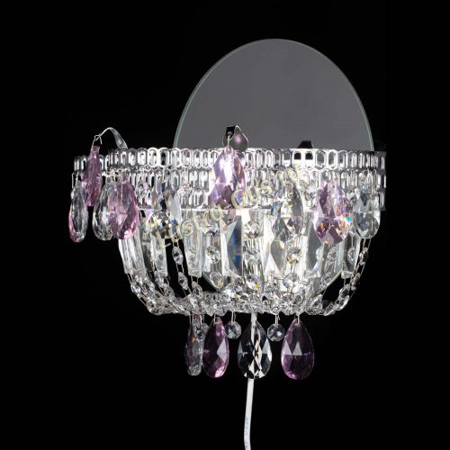 Бра Камея розовая в Симферополе Гусь Хрустальный