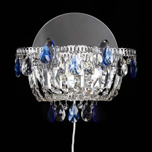 Бра Камея синяя в Симферополе Гусь Хрустальный