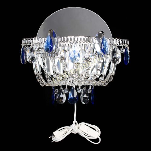 Бра Камея синяя в Симферополе Гусь Хрустальный