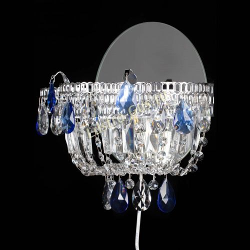 Бра Камея синяя в Симферополе Гусь Хрустальный