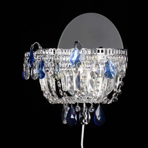 Бра Камея синяя в Симферополе Гусь Хрустальный