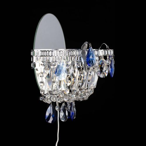 Бра Камея синяя в Симферополе Гусь Хрустальный