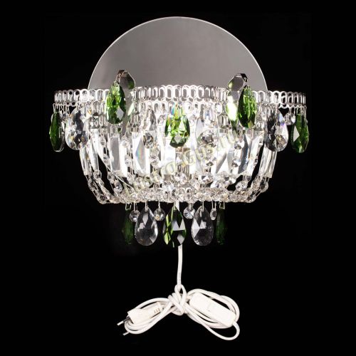 Бра Камея зеленая в Симферополе Гусь Хрустальный