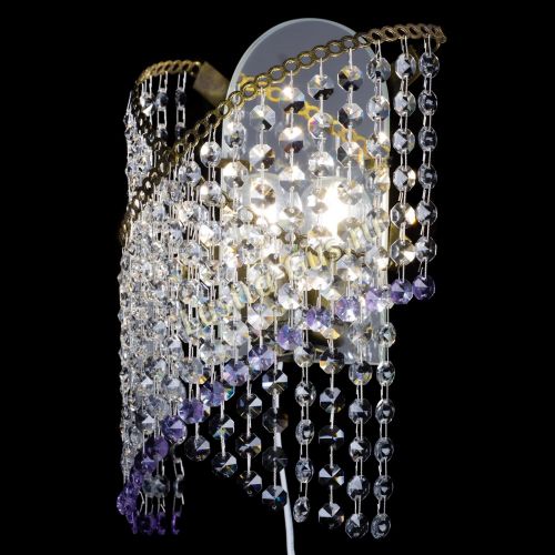 Бра Космея №1 фиолетовая под бронзу в Симферополе Гусь Хрустальный