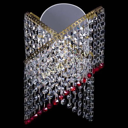 Бра Космея №1 красная под бронзу в Симферополе Гусь Хрустальный