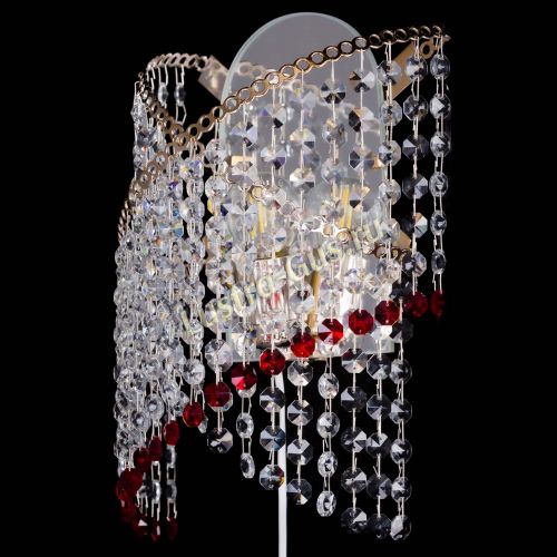 Бра Космея №1 красная в Симферополе Гусь Хрустальный