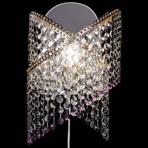 Бра Космея №1 розовая в Симферополе Гусь Хрустальный