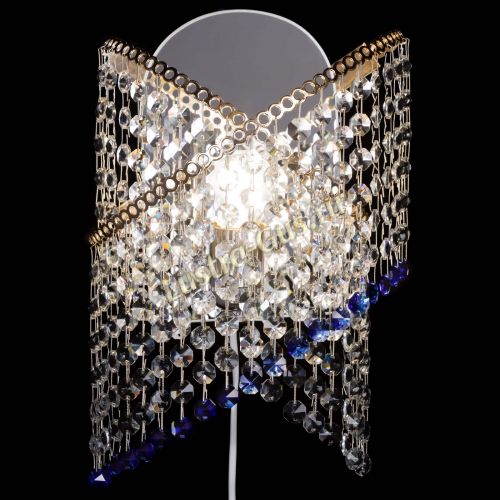 Бра Космея №1 синяя в Симферополе Гусь Хрустальный