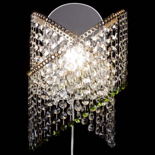 Бра Космея №1 зеленая в Симферополе Гусь Хрустальный