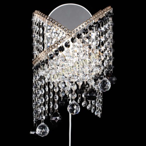 Бра Космея №3 черная в Симферополе Гусь Хрустальный