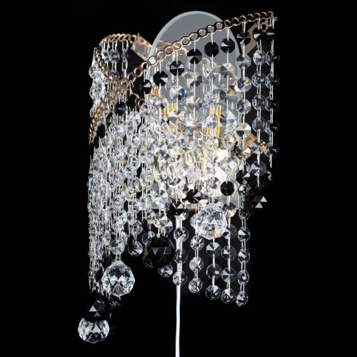 Бра Космея №3 черная в Симферополе Гусь Хрустальный